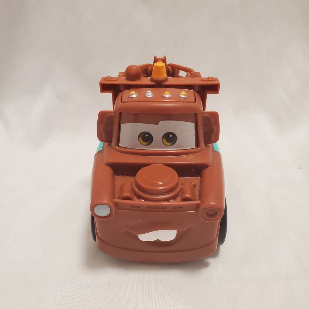 Disney Pixar Cars Track Talkers Mater Mattel Talking Tow Truck HJC59 Brown